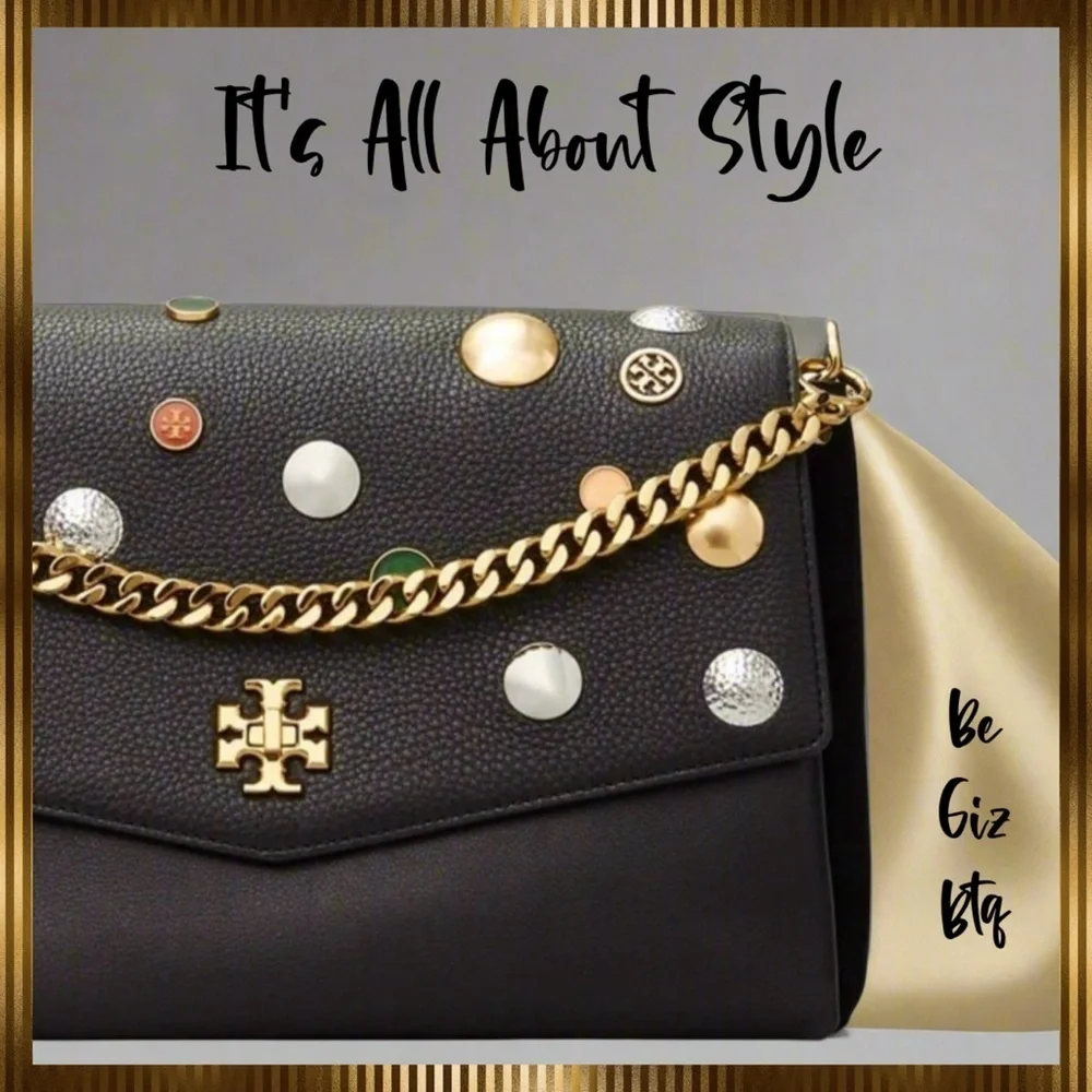 NWT Tory Burch Authentic Kira Mixed Materials Embellished Bag Limited Edition